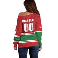 Custom Hockey 2026 Hungary Off Shoulder Sweater Magyars Go Champions