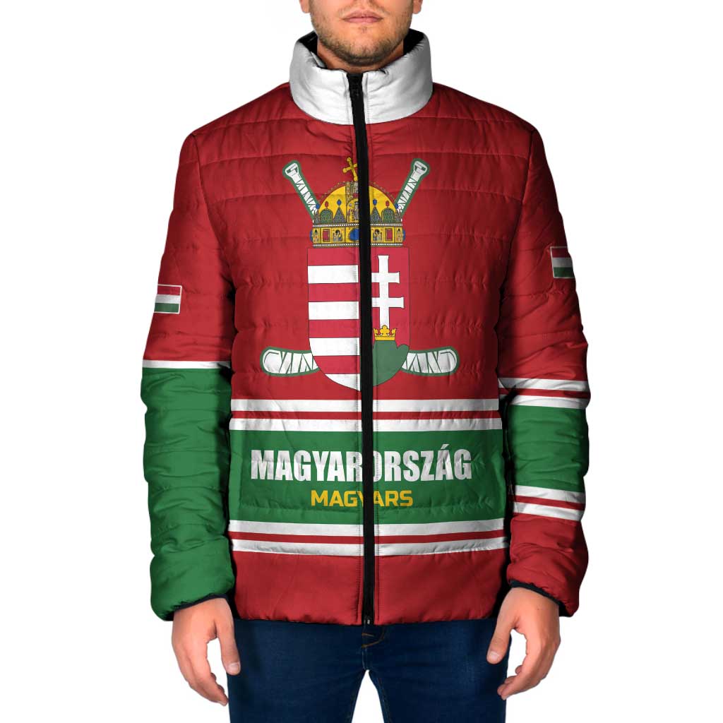 Custom Hockey 2026 Hungary Padded Jacket Magyars Go Champions