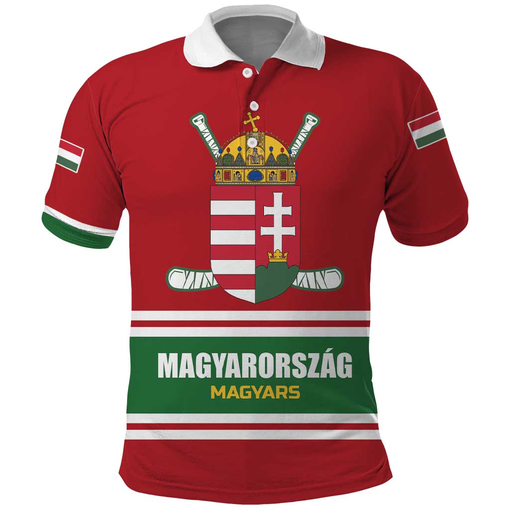 Custom Hockey 2026 Hungary Polo Shirt Magyars Go Champions