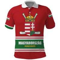 Custom Hockey 2026 Hungary Polo Shirt Magyars Go Champions