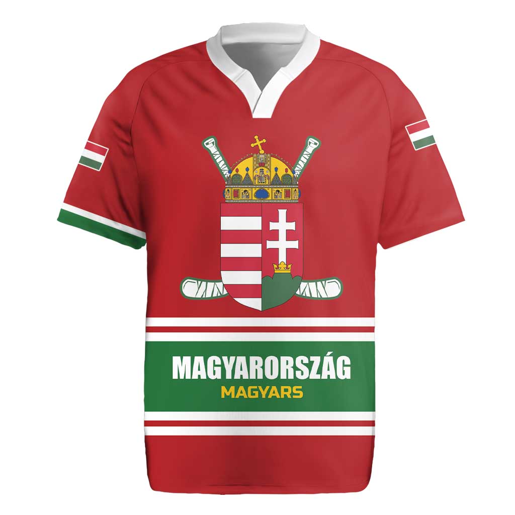 Custom Hockey 2026 Hungary Rugby Jersey Magyars Go Champions