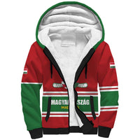 Custom Hockey 2026 Hungary Sherpa Hoodie Magyars Go Champions
