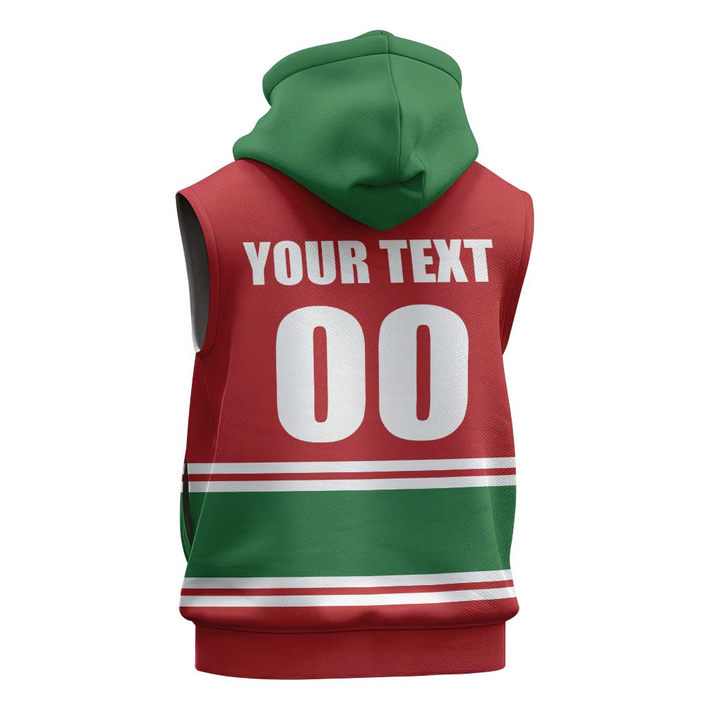 Custom Hockey 2026 Hungary Sleeveless Hoodie Magyars Go Champions