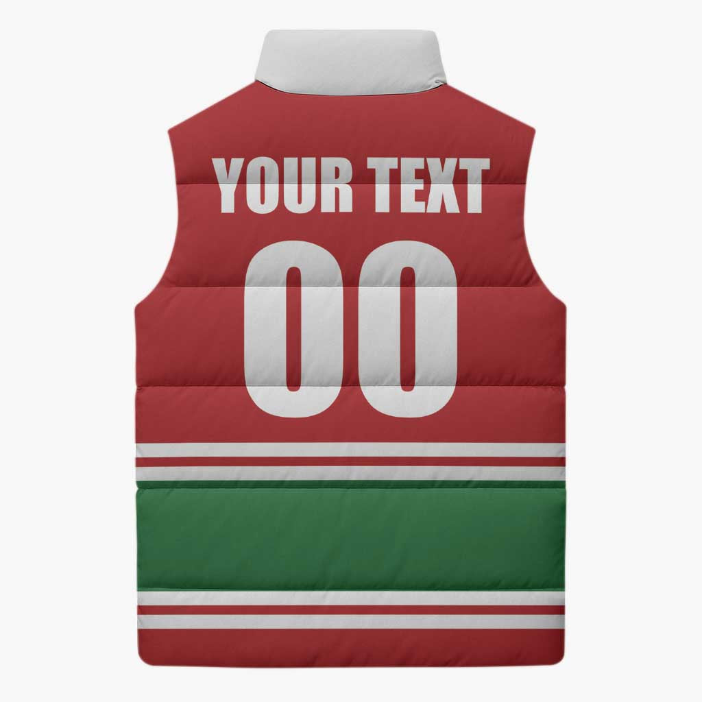 Custom Hockey 2026 Hungary Sleeveless Puffer Jacket Magyars Go Champions