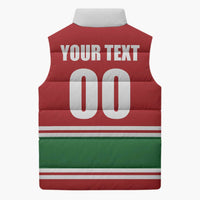 Custom Hockey 2026 Hungary Sleeveless Puffer Jacket Magyars Go Champions