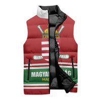Custom Hockey 2026 Hungary Sleeveless Puffer Jacket Magyars Go Champions