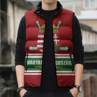 Custom Hockey 2026 Hungary Sleeveless Puffer Jacket Magyars Go Champions