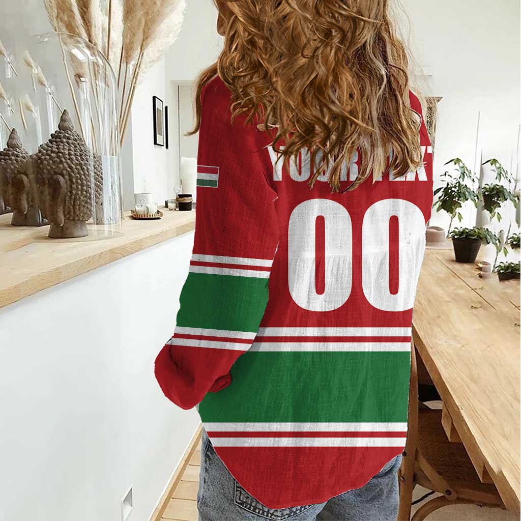 Custom Hockey 2026 Hungary Women Casual Shirt Magyars Go Champions
