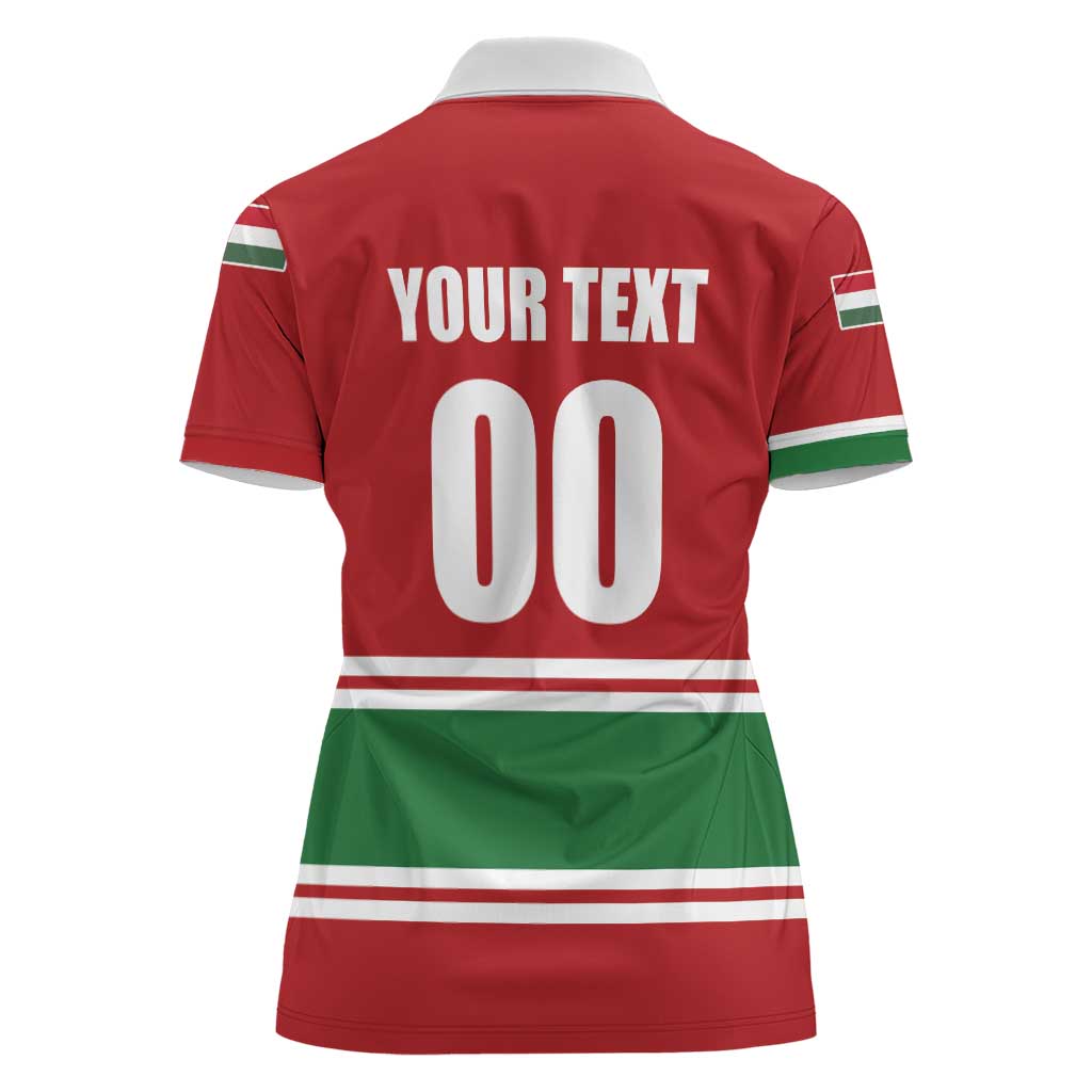Custom Hockey 2026 Hungary Women Polo Shirt Magyars Go Champions