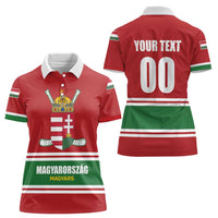 Custom Hockey 2026 Hungary Women Polo Shirt Magyars Go Champions
