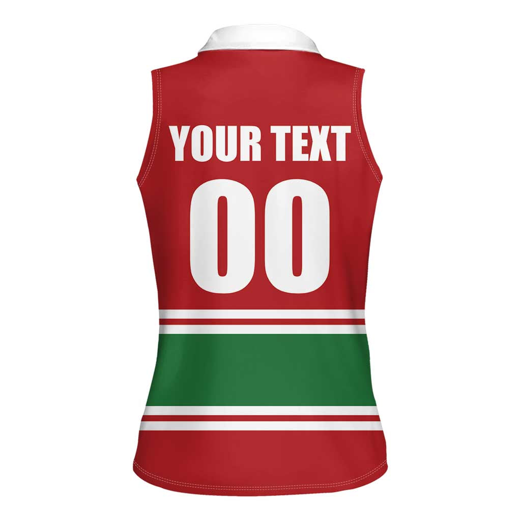 Custom Hockey 2026 Hungary Women Sleeveless Polo Shirt Magyars Go Champions