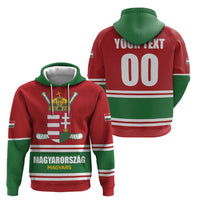 Custom Hockey 2026 Hungary Zip Hoodie Magyars Go Champions