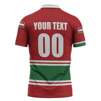 Custom Hockey 2026 Hungary Zipper Polo Shirt Magyars Go Champions