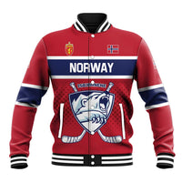 Custom Hockey 2026 Norway Baseball Jacket The Polar Bears Norge Come On