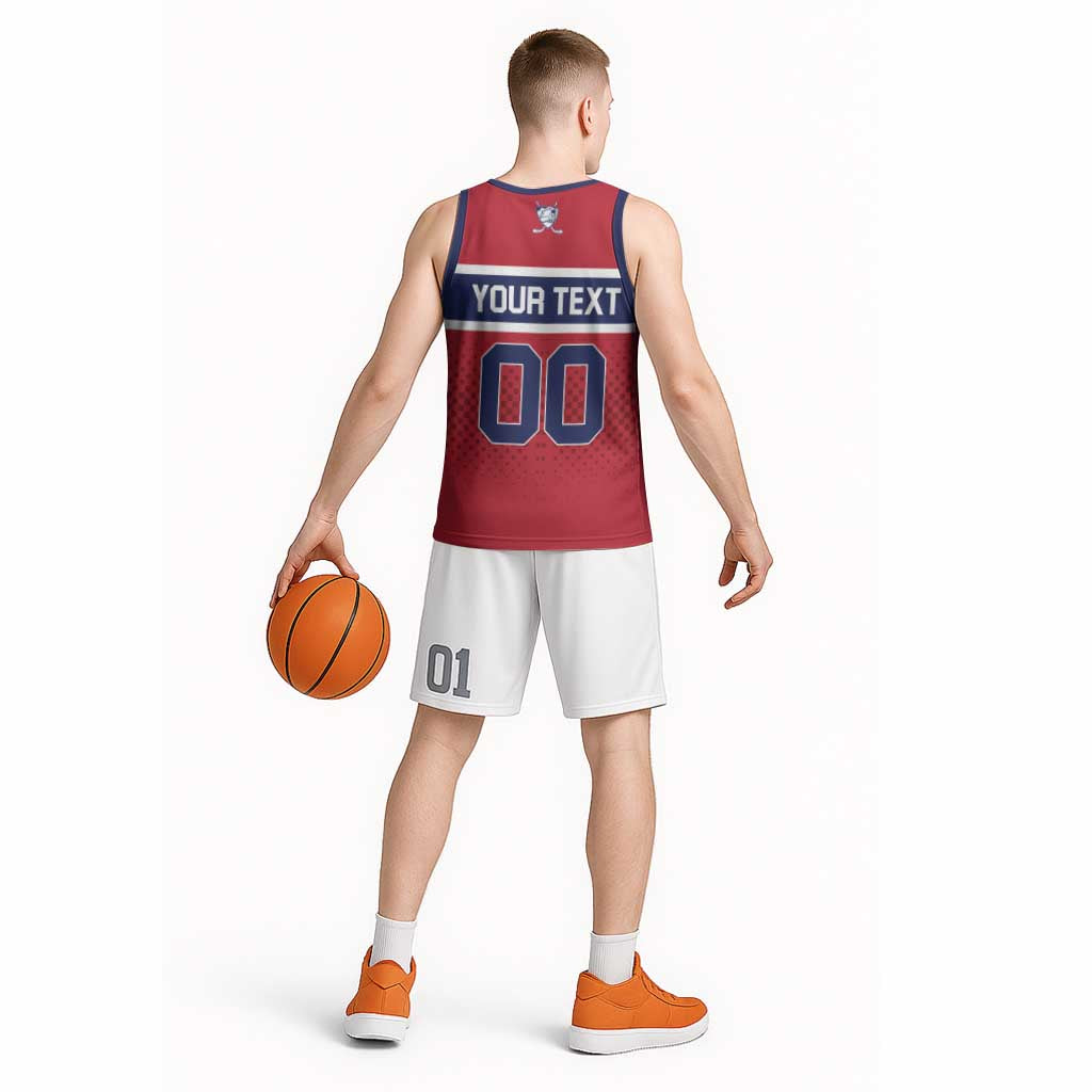 Custom Hockey 2026 Norway Basketball Jersey The Polar Bears Norge Come On