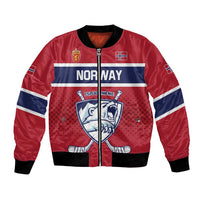Custom Hockey 2026 Norway Bomber Jacket The Polar Bears Norge Come On