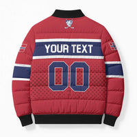 Custom Hockey 2026 Norway Bomber Puffer Jacket The Polar Bears Norge Come On