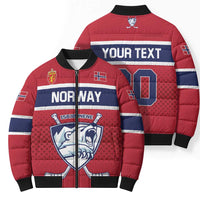 Custom Hockey 2026 Norway Bomber Puffer Jacket The Polar Bears Norge Come On
