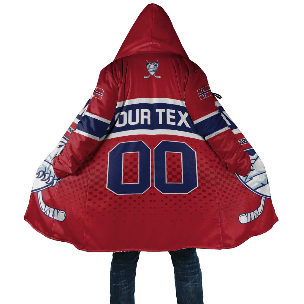 Custom Hockey 2026 Norway Cloak The Polar Bears Norge Come On