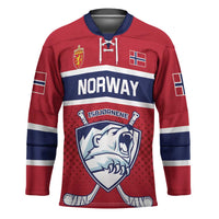 Custom Hockey 2026 Norway Hockey Jersey The Polar Bears Norge Come On