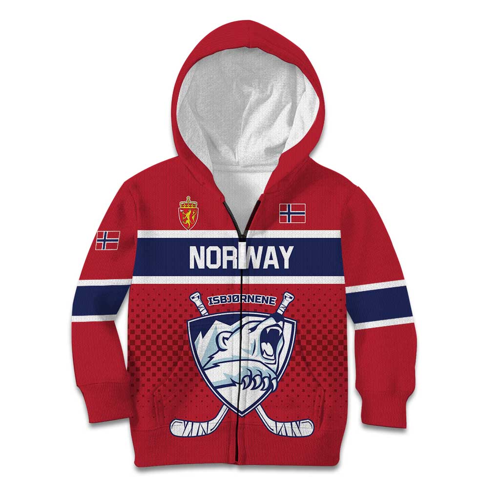 Custom Hockey 2026 Norway Kid Hoodie The Polar Bears Norge Come On