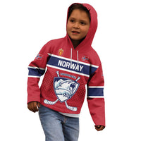 Custom Hockey 2026 Norway Kid Hoodie The Polar Bears Norge Come On