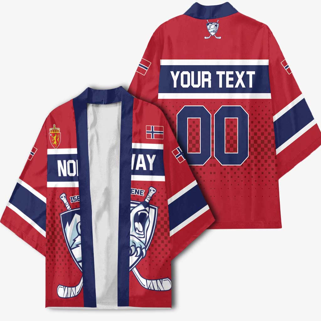 Custom Hockey 2026 Norway Kimono The Polar Bears Norge Come On