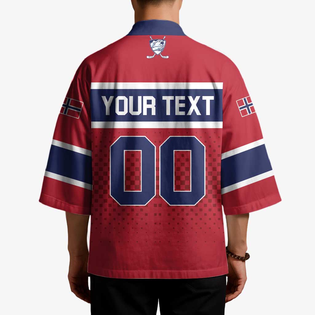 Custom Hockey 2026 Norway Kimono The Polar Bears Norge Come On
