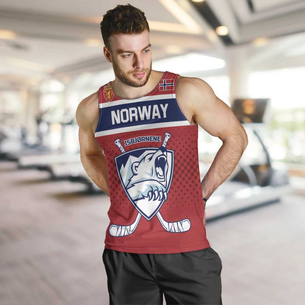 Custom Hockey 2026 Norway Men Tank Top The Polar Bears Norge Come On