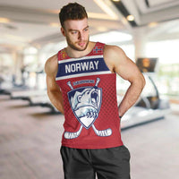 Custom Hockey 2026 Norway Men Tank Top The Polar Bears Norge Come On