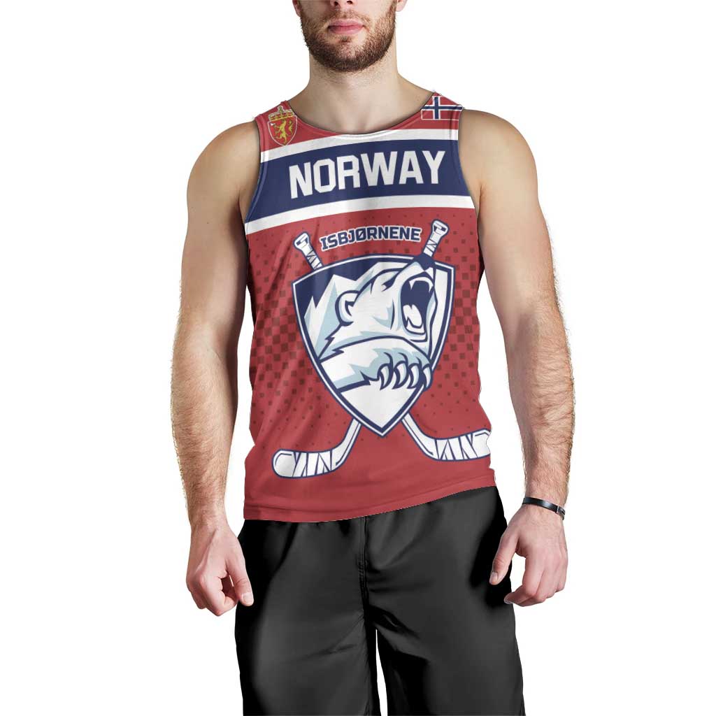 Custom Hockey 2026 Norway Men Tank Top The Polar Bears Norge Come On