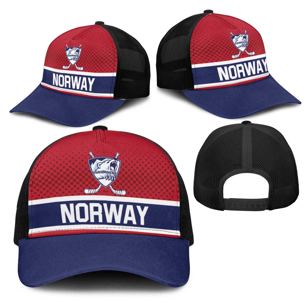 Hockey 2026 Norway Mesh Trucker Cap The Polar Bears Norge Come On