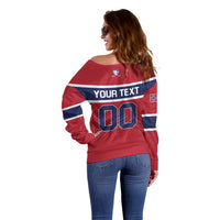 Custom Hockey 2026 Norway Off Shoulder Sweater The Polar Bears Norge Come On
