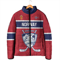 Custom Hockey 2026 Norway Padded Jacket The Polar Bears Norge Come On