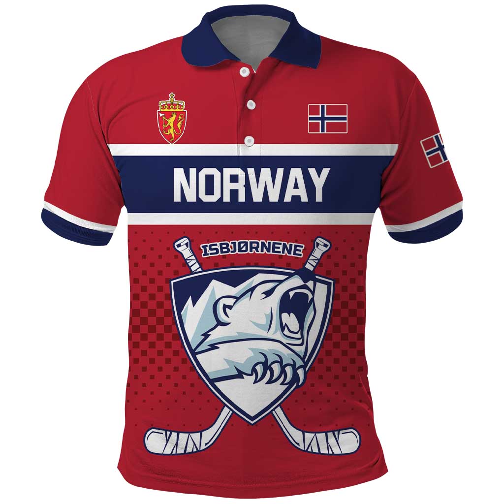 Custom Hockey 2026 Norway Polo Shirt The Polar Bears Norge Come On