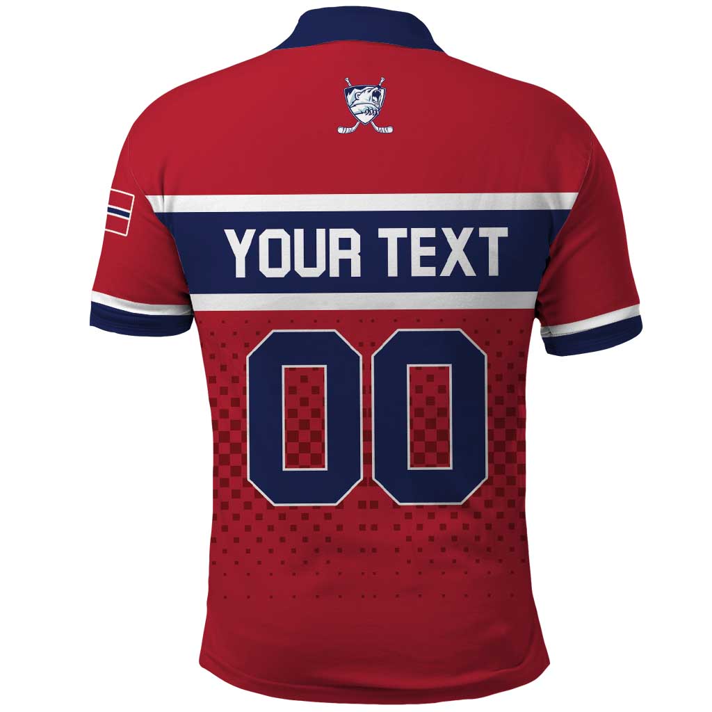Custom Hockey 2026 Norway Polo Shirt The Polar Bears Norge Come On