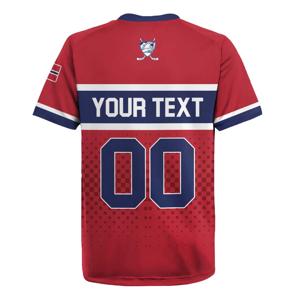 Custom Hockey 2026 Norway Rugby Jersey The Polar Bears Norge Come On