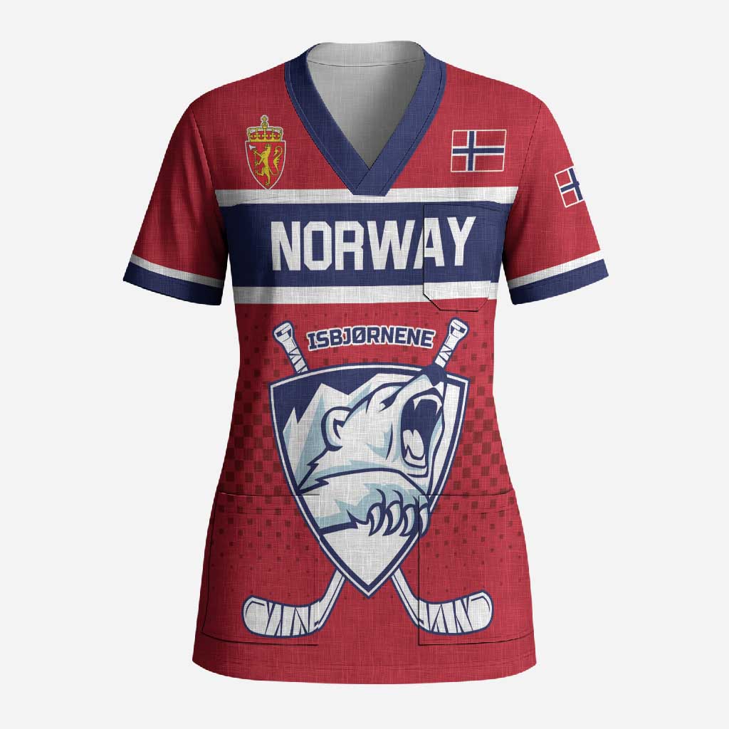 Custom Hockey 2026 Norway Scrub Top The Polar Bears Norge Come On