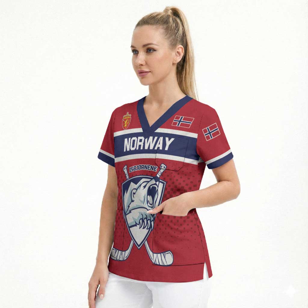 Custom Hockey 2026 Norway Scrub Top The Polar Bears Norge Come On
