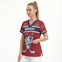 Custom Hockey 2026 Norway Scrub Top The Polar Bears Norge Come On