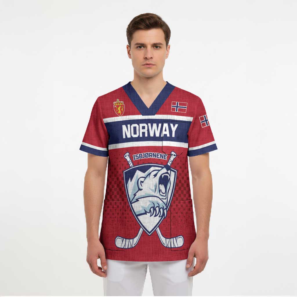 Custom Hockey 2026 Norway Scrub Top The Polar Bears Norge Come On