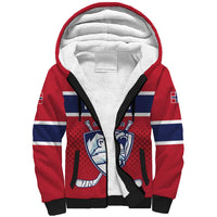 Custom Hockey 2026 Norway Sherpa Hoodie The Polar Bears Norge Come On