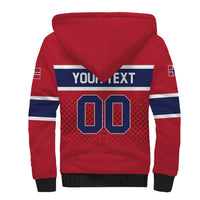 Custom Hockey 2026 Norway Sherpa Hoodie The Polar Bears Norge Come On