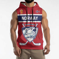 Custom Hockey 2026 Norway Sleeveless Hoodie The Polar Bears Norge Come On