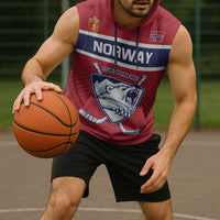 Custom Hockey 2026 Norway Sleeveless Hoodie The Polar Bears Norge Come On