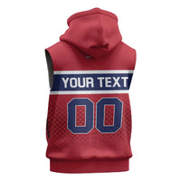Custom Hockey 2026 Norway Sleeveless Zip Hoodie The Polar Bears Norge Come On