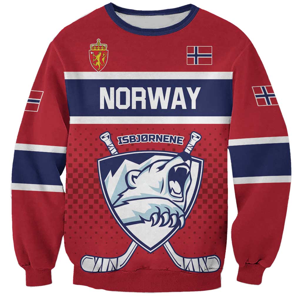 Custom Hockey 2026 Norway Sweatshirt The Polar Bears Norge Come On