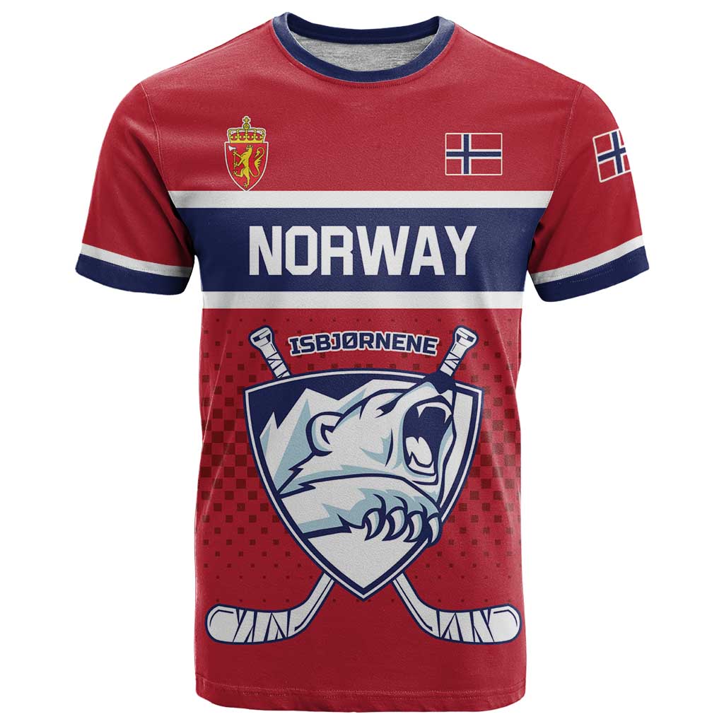 Custom Hockey 2026 Norway T Shirt The Polar Bears Norge Come On