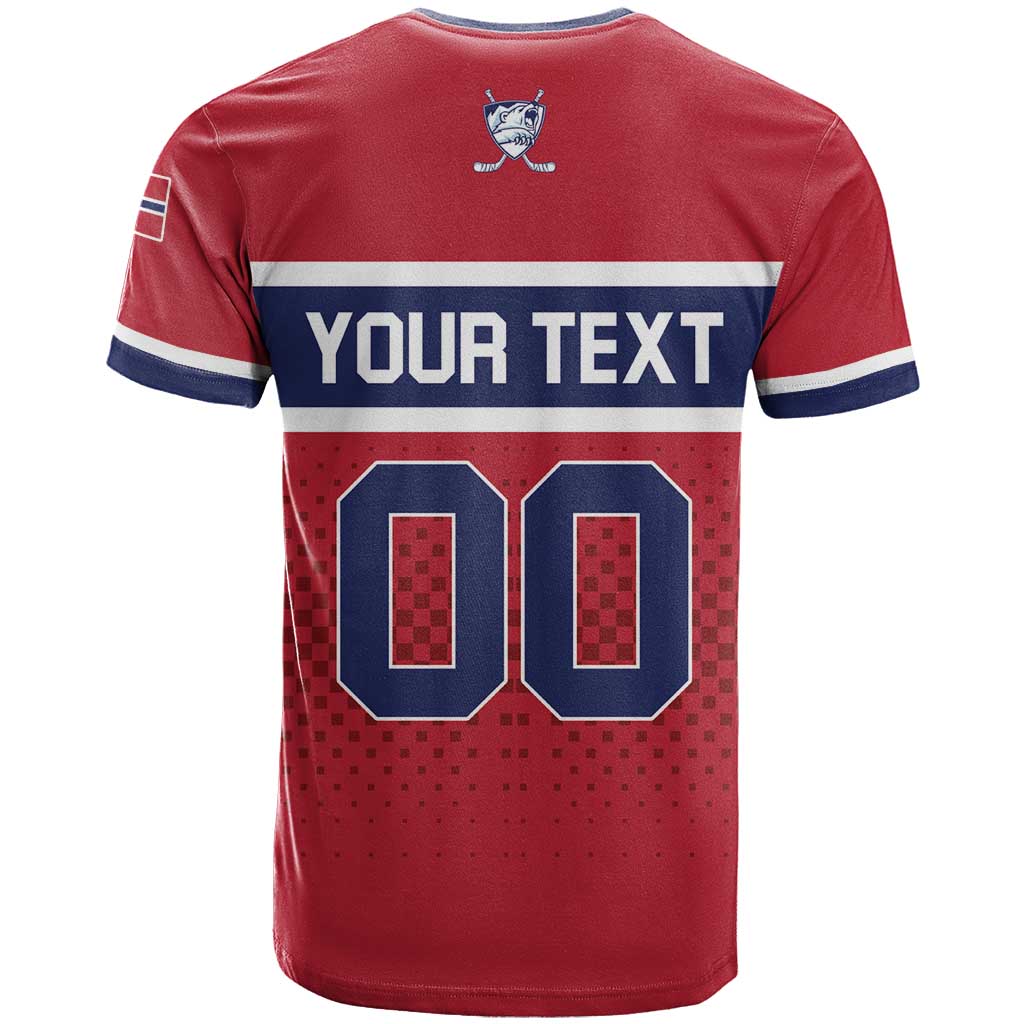 Custom Hockey 2026 Norway T Shirt The Polar Bears Norge Come On