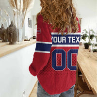 Custom Hockey 2026 Norway Women Casual Shirt The Polar Bears Norge Come On